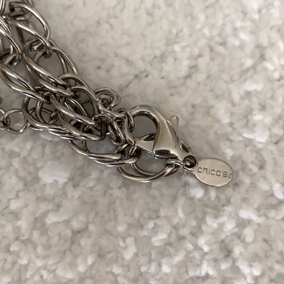 NWOT CHICO’S MULTI STRAND BEADED NECKLACE - Picture 5 of 10